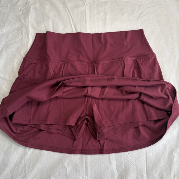 HP ♥️ lululemon Align High-Rise Burgundy Skirt (Skort) - Picture 4 of 7